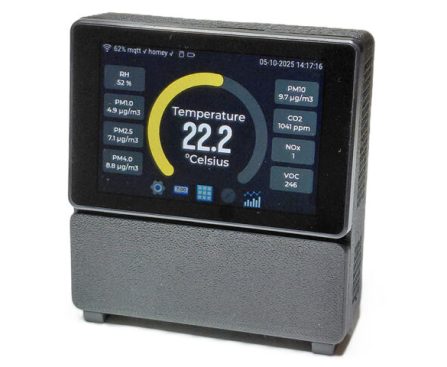 MoreSense MS-07: ESP32-S3 Indoor Air Quality Monitor with SEN66 Multisensor and Home Assistant Support - CNX Software