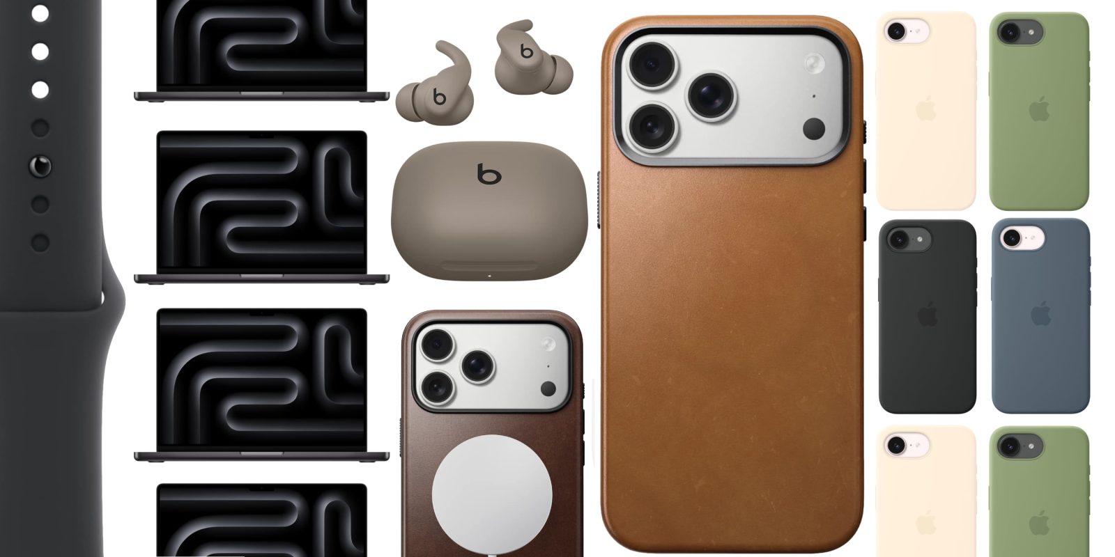 Ongoing Promotions: Save as much as $284 on M5 Pro MacBook Pro, Apple Sport Bands Available for $15, Powerbeats Fit, Nomad iPhone 17 Cases, and Additional Offers