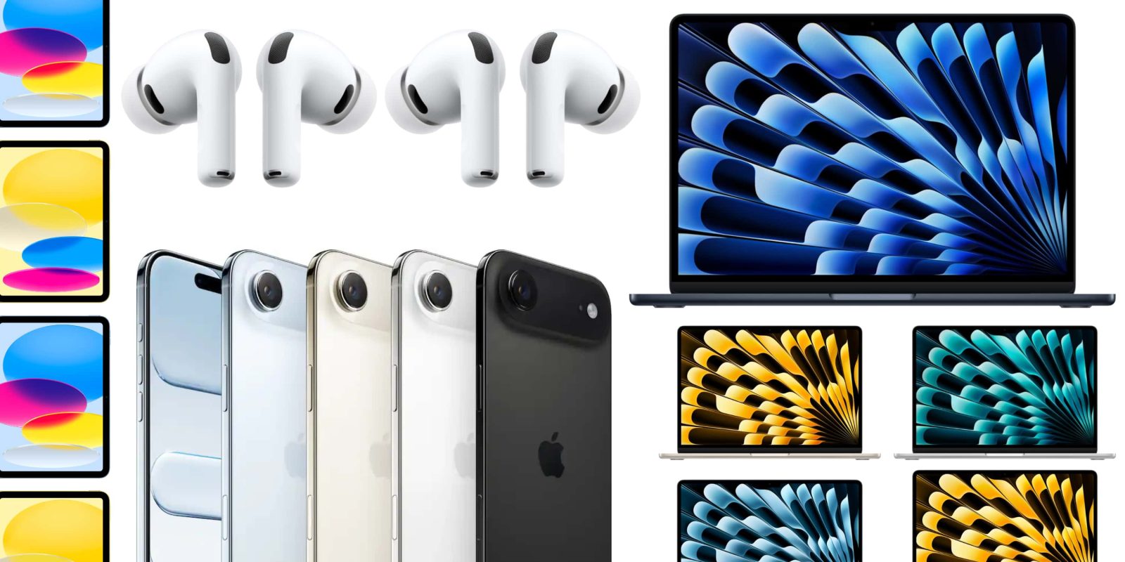 Present Offers: Unlocked iPhone Air $150 Savings, MacBook Air Up to $300 Reduced from Original Price, 24GB M5 MacBook Pro, iPad Available for $299, and Additional Items