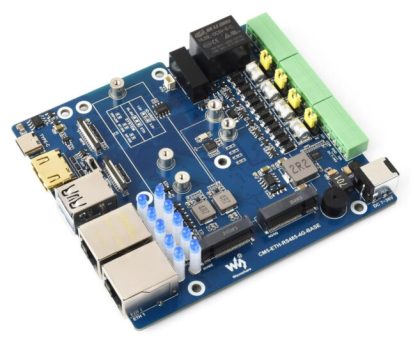 Raspberry Pi CM5 Carrier Board Boasts Dual Ethernet, Quad RS485, 4G LTE/5G Connectivity, and More Features