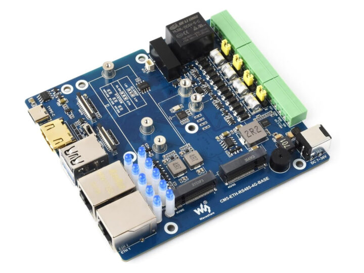 Waveshare CM5-ETH-RS485-4G-BASE Waveshare CM5-ETH-RS485-4G-BASE