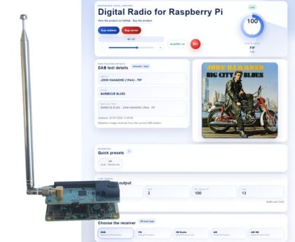 Raspberry Pi SBC Gains Radio HAT Supporting AM, FM, DAB, DAB+, HD Radio