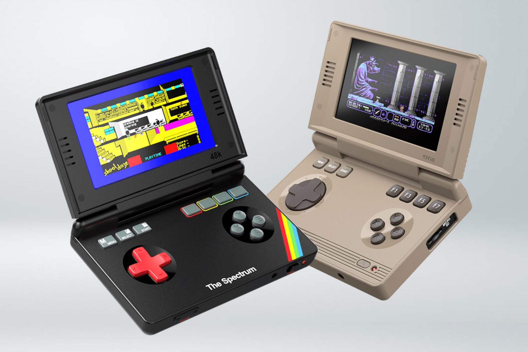Retro-futuristic Handhelds: Reviving the Commodore 64 and ZX Spectrum