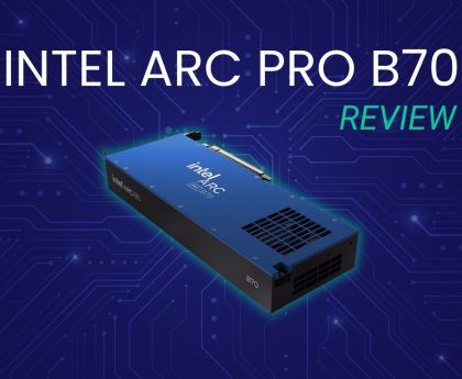 Review of the Intel Arc Pro B70