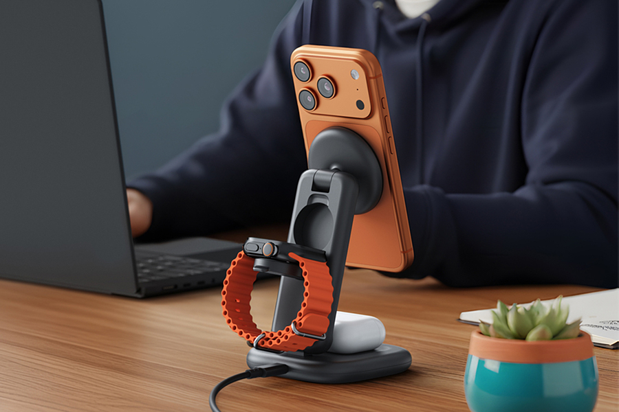 Satechi's 3-in-1 Travel Stand Now Charges Your Phone Wirelessly at 25W