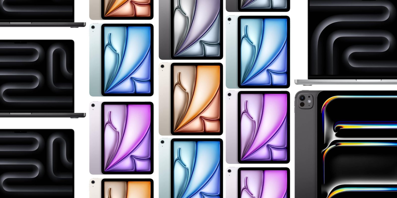 Savings on M5 Pro MacBook Pro reaching $220, M5 Max variants up to $400 off, and M3 iPad Air clearance available at $250 discount