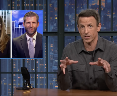 Seth Meyers Criticizes Eric Trump's $24M Pentagon Deal for Robot Startup