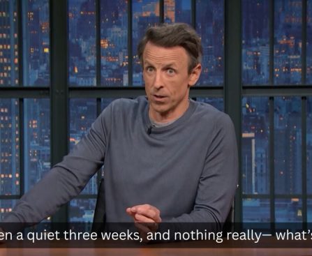 Seth Meyers' Recap of the Last 3 Weeks is a Wild, Chaotic Ride