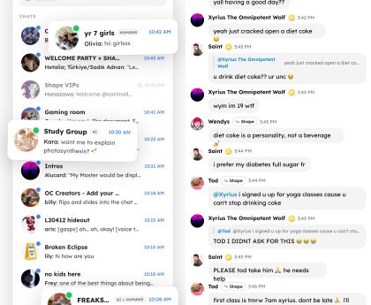 Shape Up: The App Connecting Humans and AI in Group Chats