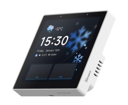 SONOFF NSPanel Pro Gen2: 86-Type Smart Home Control Panel with Two Relays, Dual-Band WiFi, Zigbee 3.0, Matter Support - CNX Software