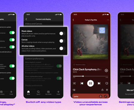 Spotify Introduces Option to Disable Videos for All Users in its App