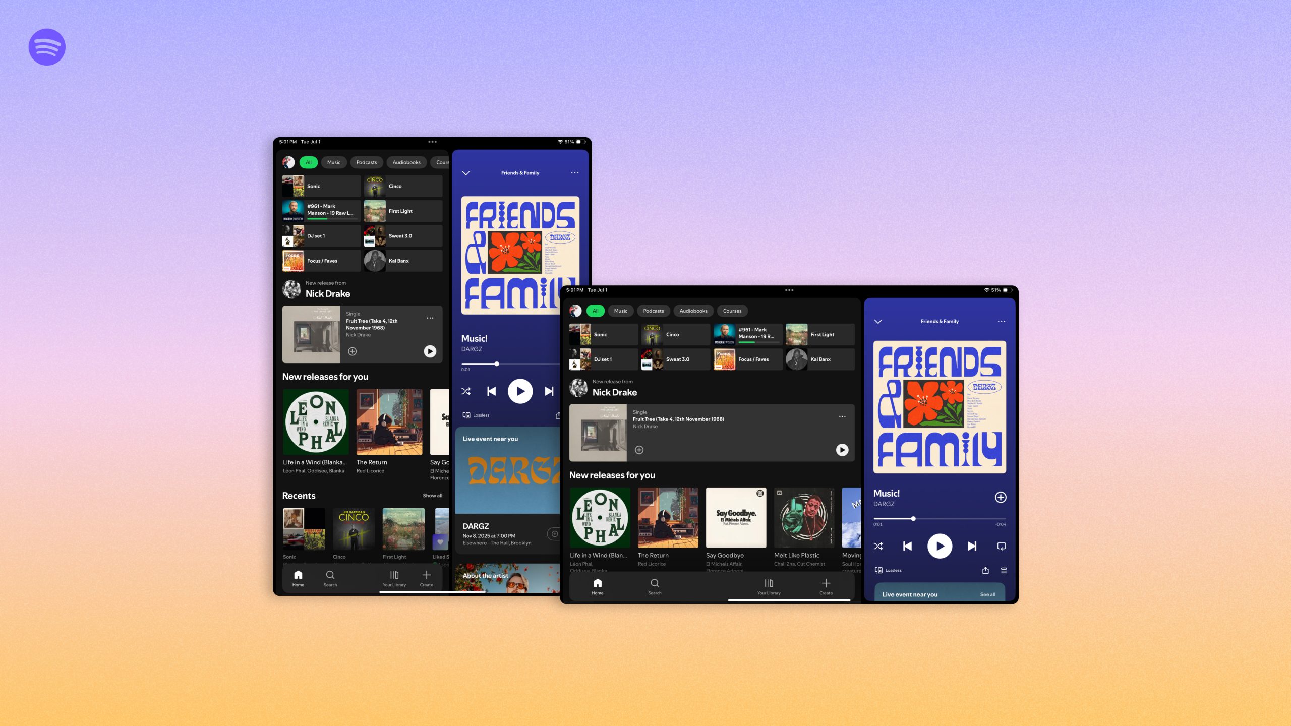 Spotify Introduces Revamped Tablet Interface for Improved User Experience