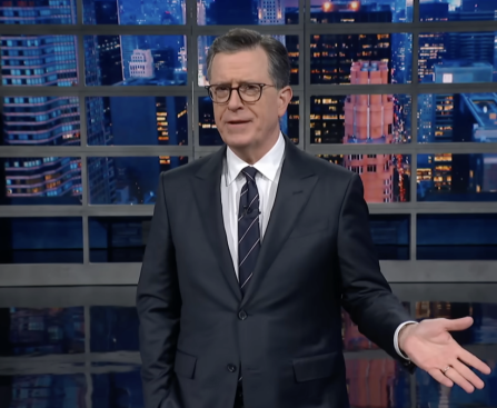 Stephen Colbert Reacts to Trump's Double-Sided Ceasefire