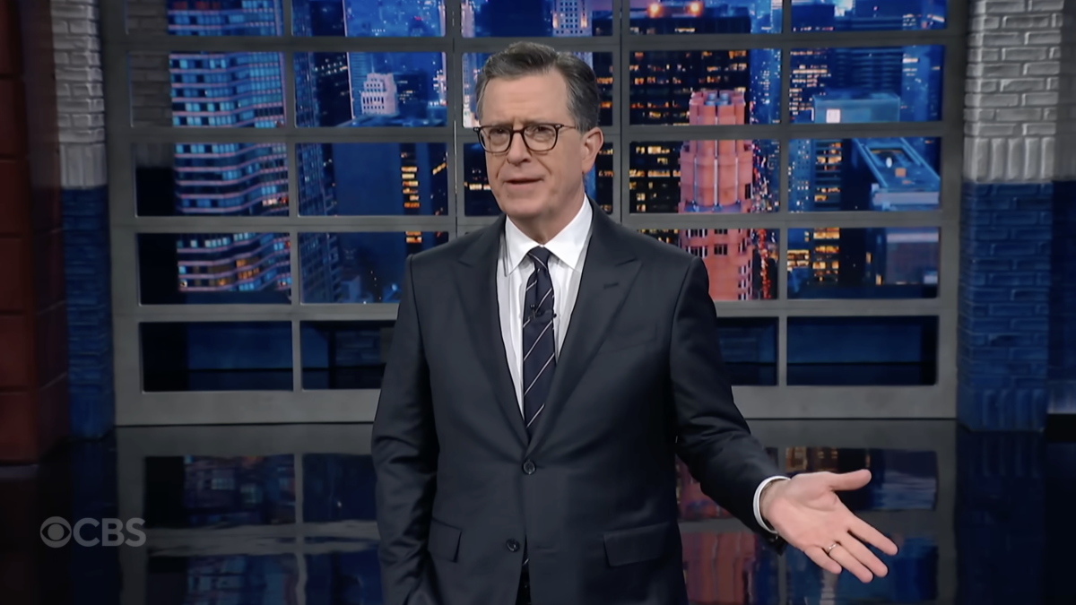 Stephen Colbert Reacts to Trump's Double-Sided Ceasefire
