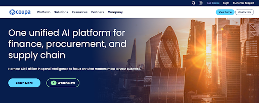 Coupa-Homepage