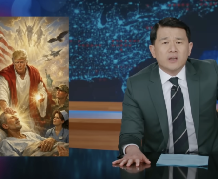 The Daily Show Disputes Trump's Claim of AI Jesus Post as a Joke