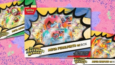 The Pokémon TCG Ascended Heroes Mega Feraligatr ex Box Available for Pre-Order Below Market Value