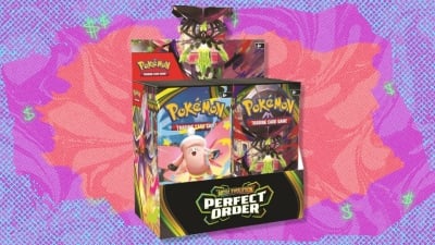 The Pokémon TCG Perfect Order Booster Display Box is $50 off at Amazon