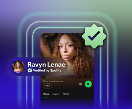 The Verified by Spotify badge confirms this artist is human, not AI.