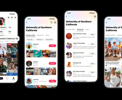 TikTok Unveils 'Campus Hub' with College Group Chats and Feeds