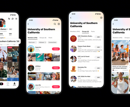 TikTok Unveils 'Campus Hub' with College Group Chats and Feeds