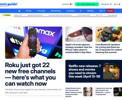 Tom's Guide Enhancement Streamlines Technology Discovery