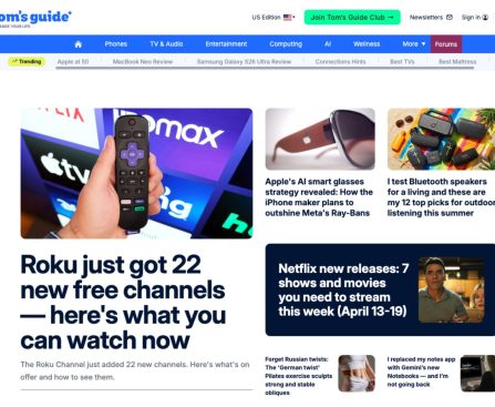 Tom's Guide Enhancement Streamlines Technology Discovery