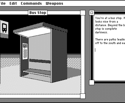 "Transfer Point: A Modern Adventure Game Crafted with 40-Year-Old Software"