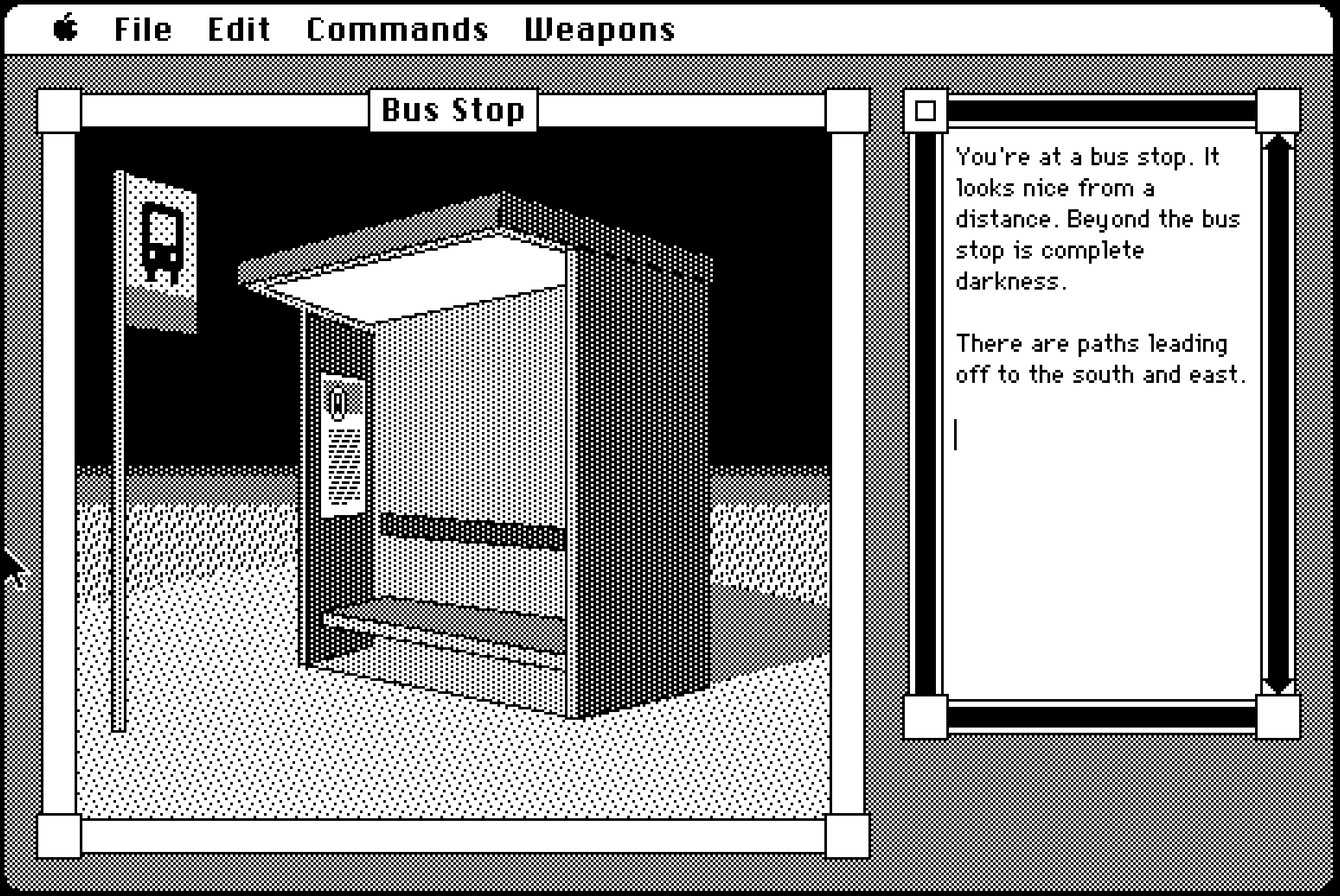 "Transfer Point: A Modern Adventure Game Crafted with 40-Year-Old Software"