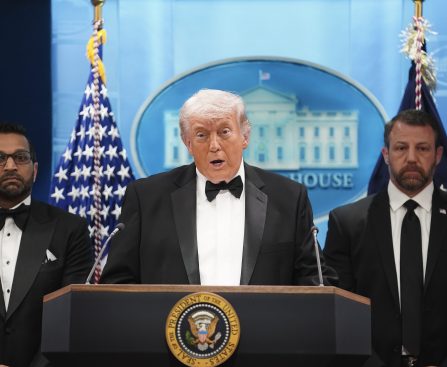 Trump Uses WHCD Incident to Promote White House Ballroom Plan