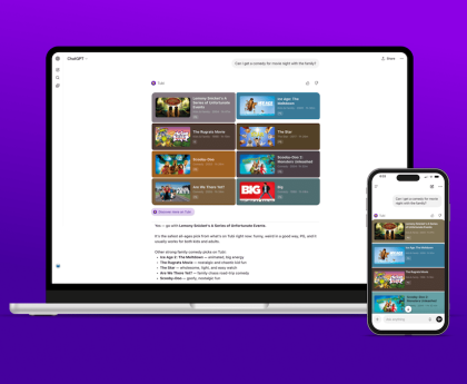 Tubi Becomes the First Streamer to Launch a Native App in ChatGPT