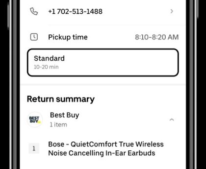Uber Introduces Doorstep Pickup for Returns