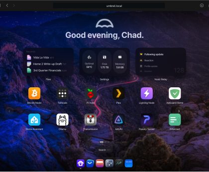 UmbrelOS: A Sleek Debian-Based Personal Cloud Operating System