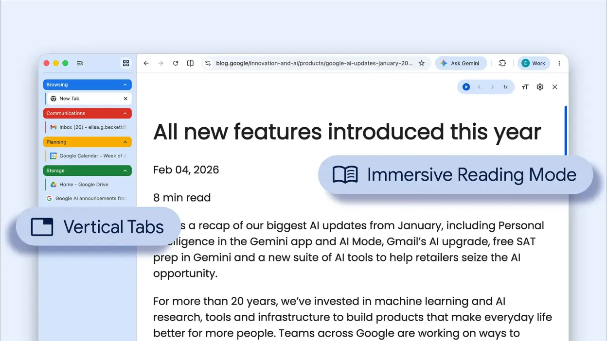 Vertical Tabs Now Available in Google Chrome