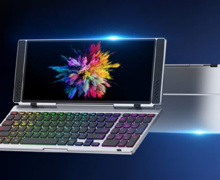 VitaLink: Foldable 180° Keyboard with Integrated 13-inch 4K Touchscreen (Crowdfunding) - CNX Software