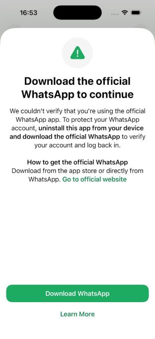WhatsApp Alerts Hundreds of Users About Fake App from Government Spyware Developer