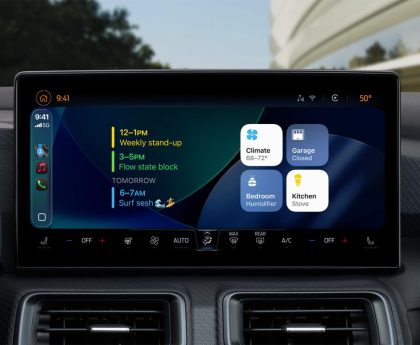 AI Chatbot Application Widgets Compatible with CarPlay