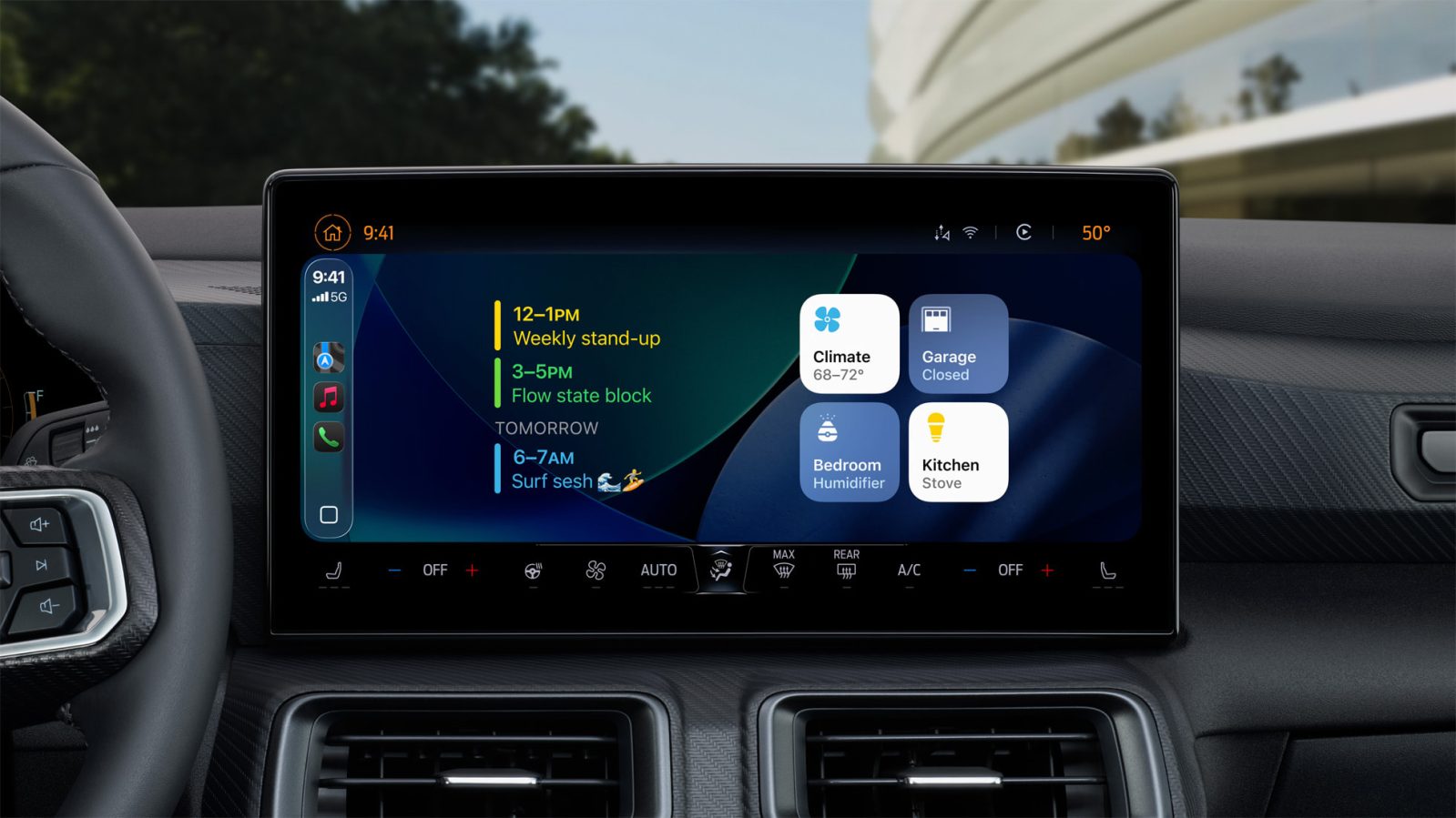 AI Chatbot Application Widgets Compatible with CarPlay