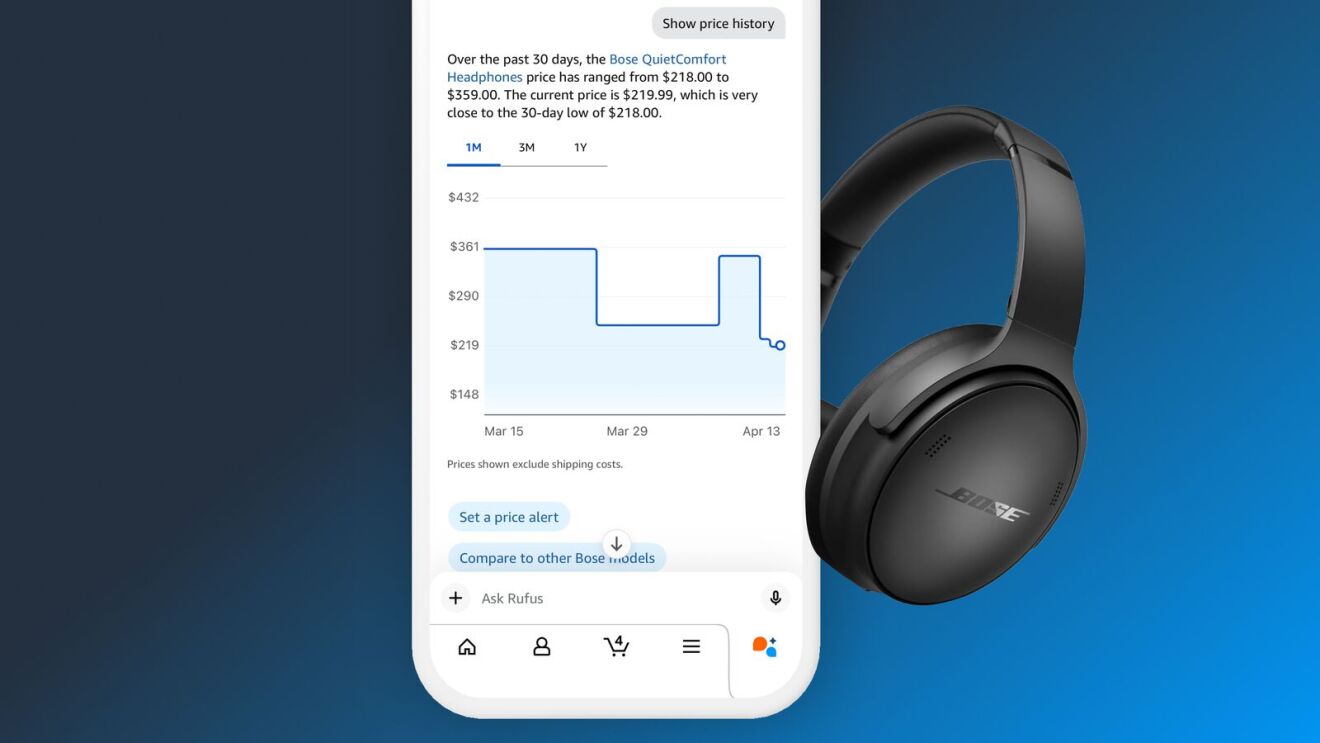Amazon's built-in AI price history now shows the entire past year