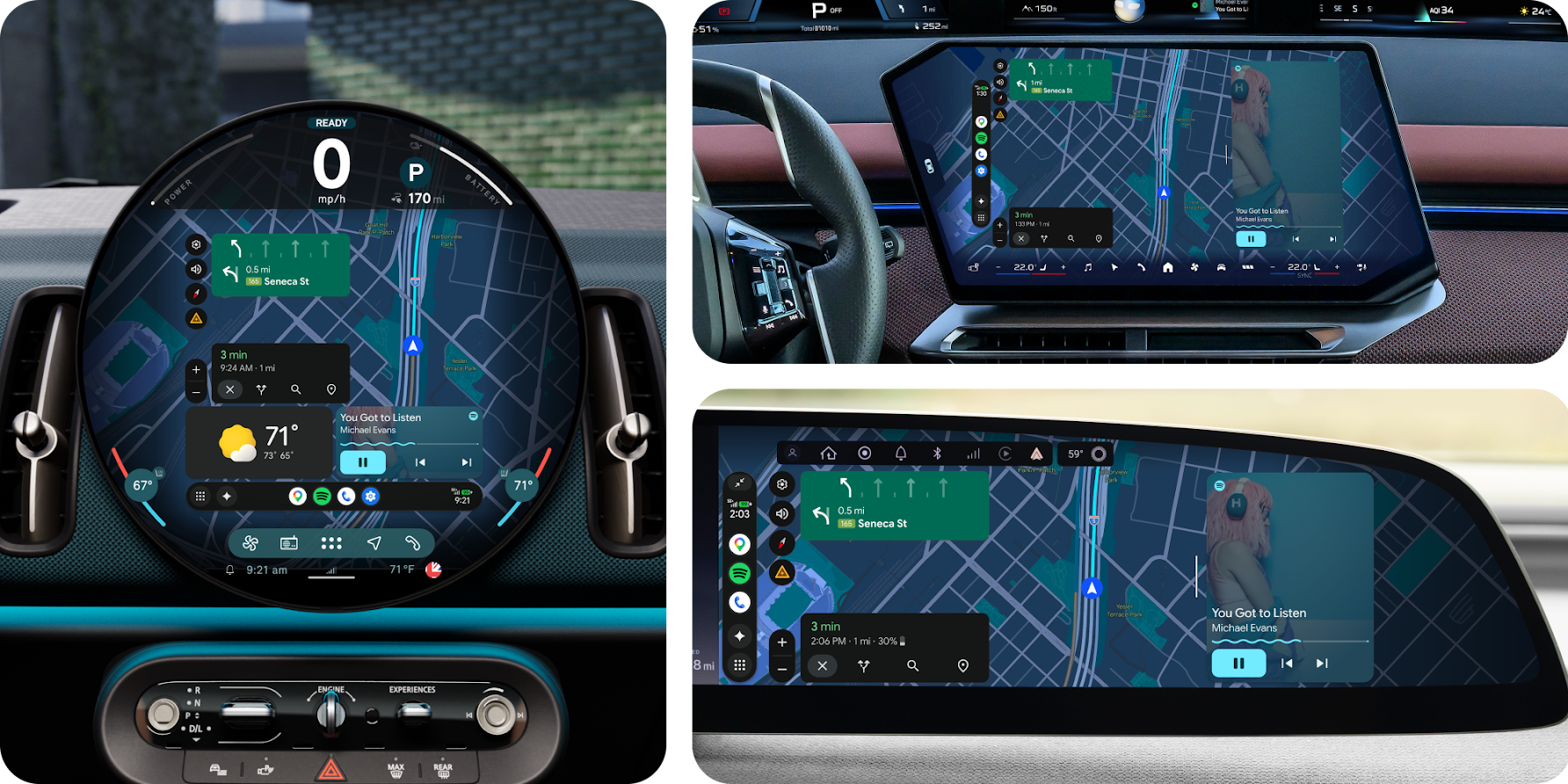 Android Auto Adopts a Universal Screen Size