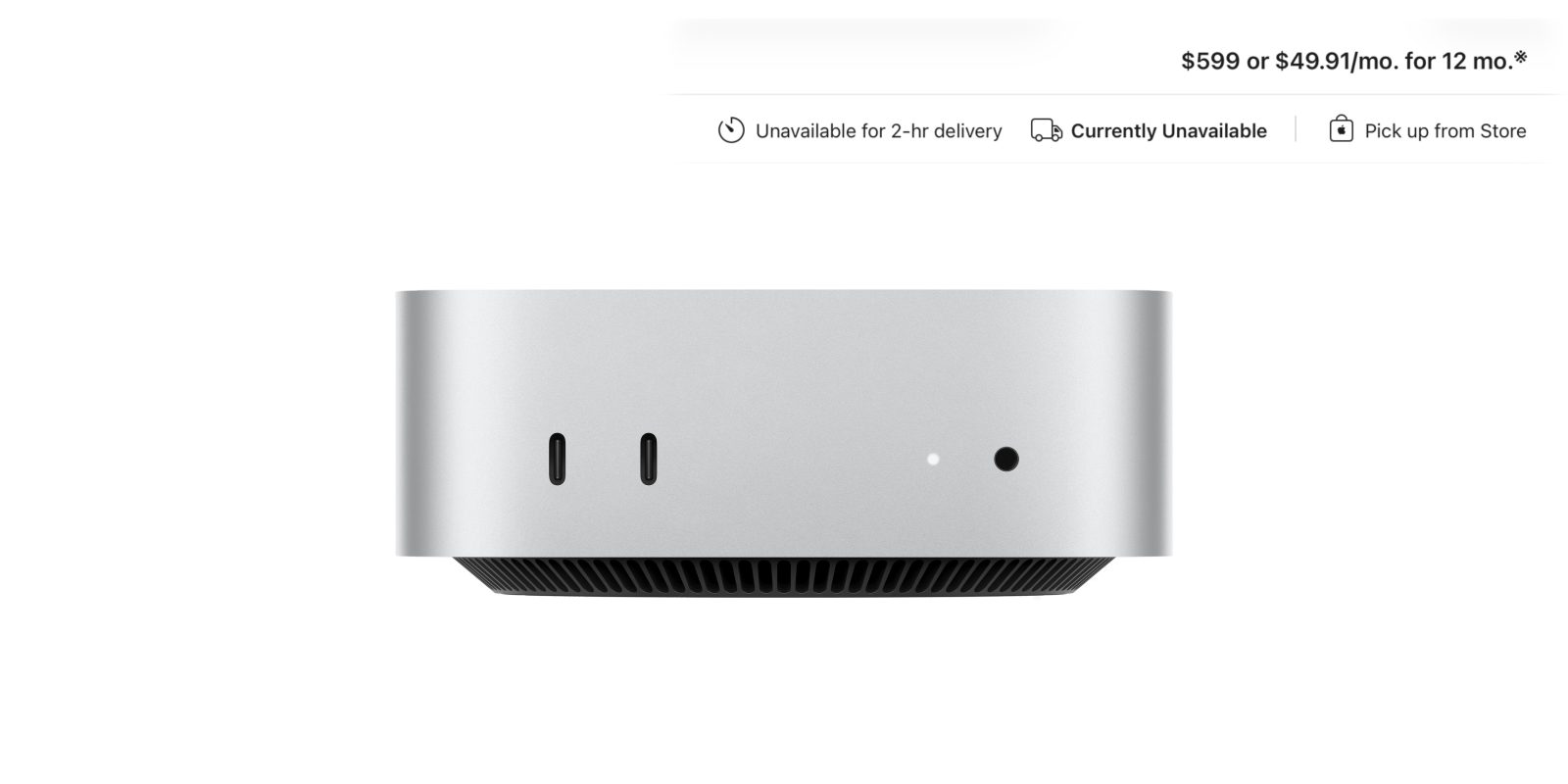 Apple Expects Ongoing Supply Limitations for Mac mini and Mac Studio for Several Months