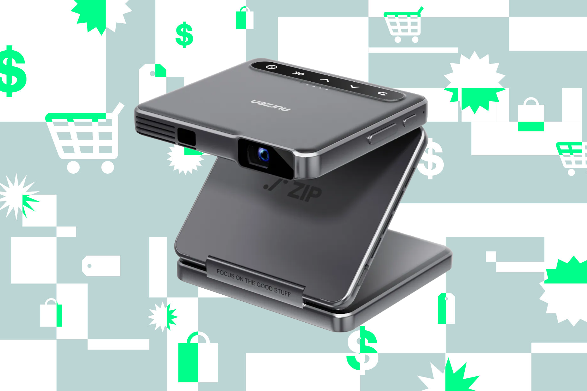 Aurzen’s Compact Trifold Projector Nearly 40% Off Now