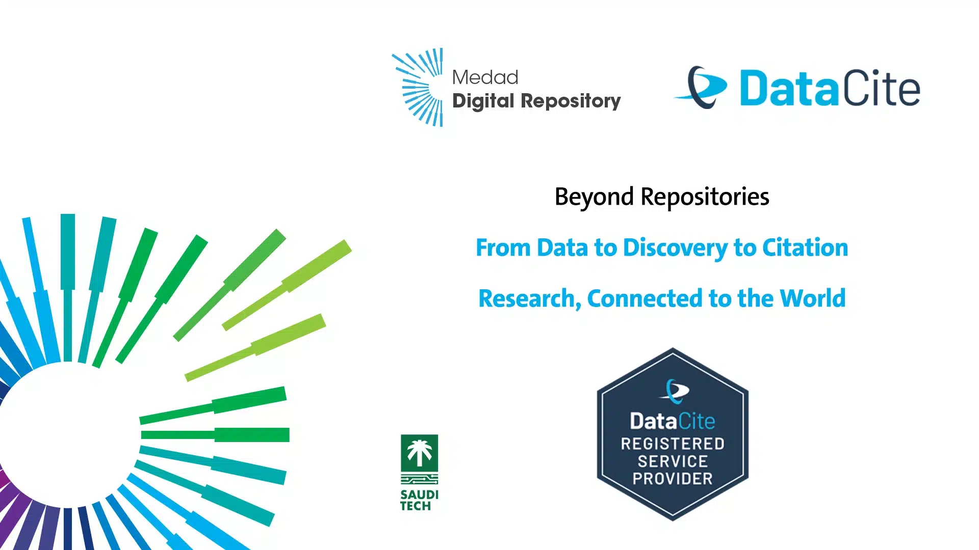 Beyond Repositories: Medad DAR Becomes the First DataCite Registered Service Provider in the Middle East