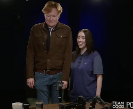 Billie Eilish Persuades Conan O’Brien to Play Slender Man in a Hilariously Brutal Encounter
