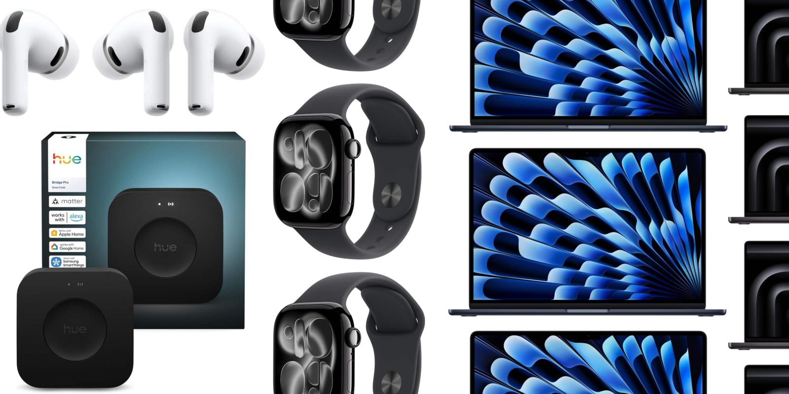 Current Offers: Save up to $350 on M5 MacBook Pro, $180 on M5 MacBook Air, Hue Bridge Pro, CarPlay Units, and Additional Items