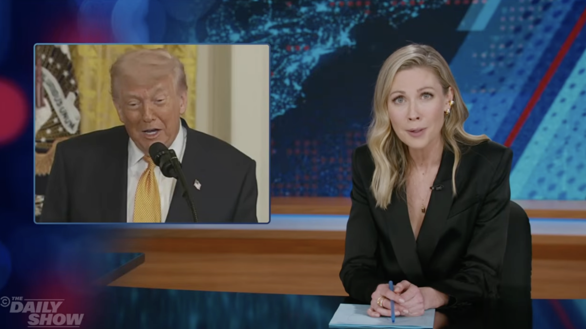 'Daily Show' Host Desi Lydic Mocks Trump's Unconventional Mother's Day Message