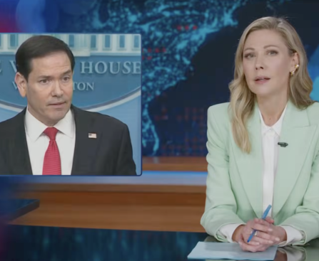 Desi Lydic Reacts to Marco Rubio's Use of Rap Lyrics on Iran