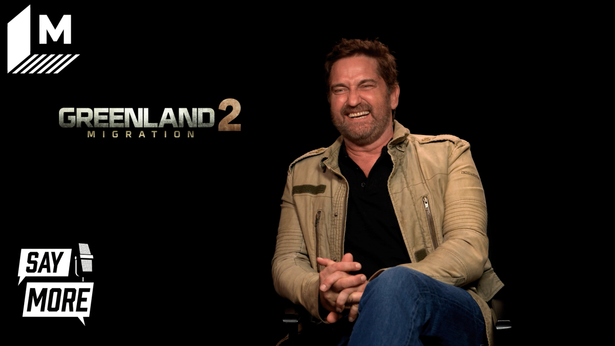 Gerard Butler Plays 'Slash or Pass' for 'Greenland 2: Migration'
