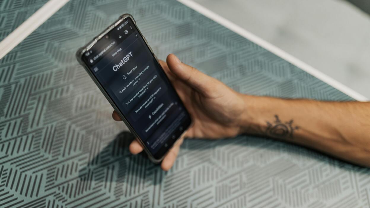 ChatGPT on phone