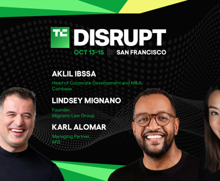 Get All Your M&A Questions Answered at TechCrunch Disrupt 2026